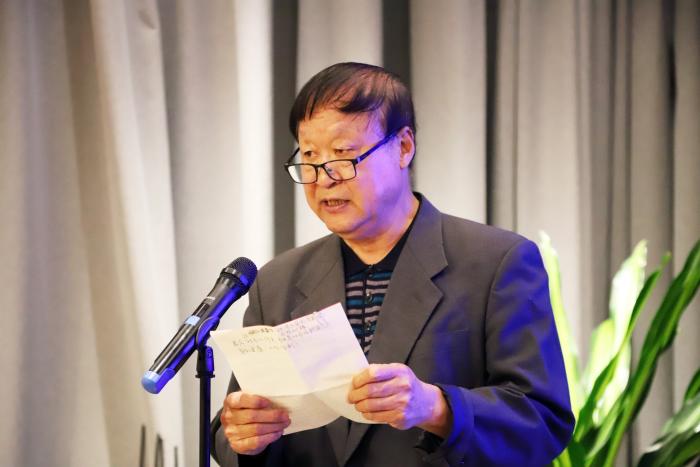 滨达国画院名誉院长潘俊伟致辞滨州日报/滨州网讯为弘扬中华优秀传统